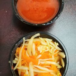 Kreyol Delight - Red sauce and spicy pikliz