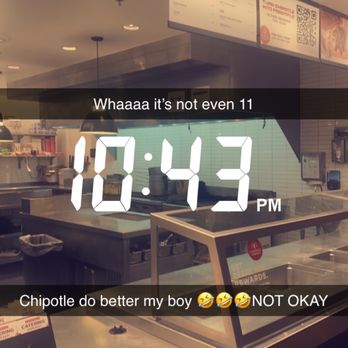 Chipotle Mexican Grill - Two guys blasting dababy and screamed they were done for the night yet the door was unlocked. - Mexican Near Me - Charlotte, North Carolina Chipotle Mexican Grill - Two guys blasting dababy and screamed they were done for the night yet the door was unlocked. - Mexican Near Me - Charlotte, North Carolina