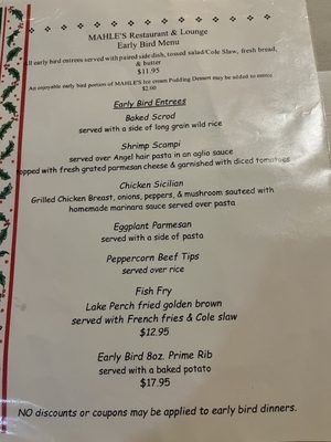 Menu photo 7 Mahle's Restaurant and Lounge Westlake, OH
