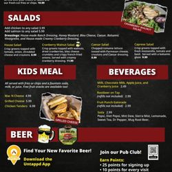 Florida Tap House - Menu