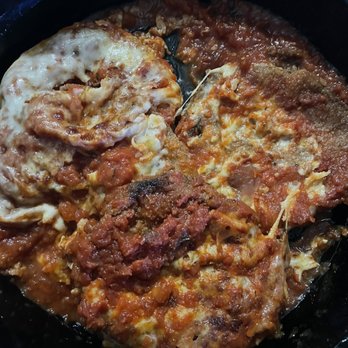 Antonio's Trattoria - This is what you get when you order with  Grubhub three slices of eggplant parm$22 and one piece of Rock solid chicken cutlet parm$26 - Italian Near Me - Bronx, New York