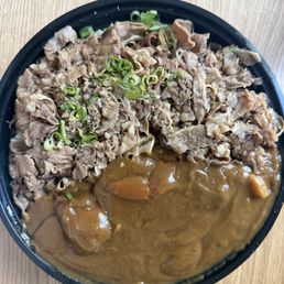 Gyu Don Curry large!! Huge!!! Gyu Don Curry large!! Huge!!!