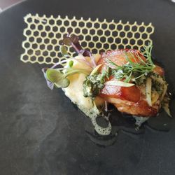 Ahi tuna appetizer. Delectable