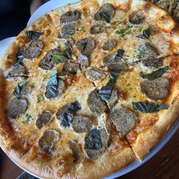 Steeplejack Pizza and Beer - Meatball Pizza - cool alternative to a pepperoni - Pizza Near Me - Portland, Oregon Steeplejack Pizza and Beer - Meatball Pizza - cool alternative to a pepperoni - Pizza Near Me - Portland, Oregon