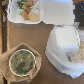 Pho One - Was served in a large to go cup - Vietnamese Near Me - Houston, Texas