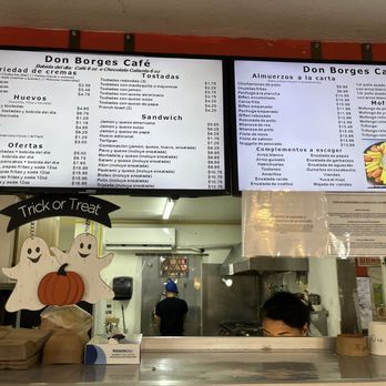 Don Borges Cafe - Menu - Cafeteria Near Me - San Juan, Puerto Rico