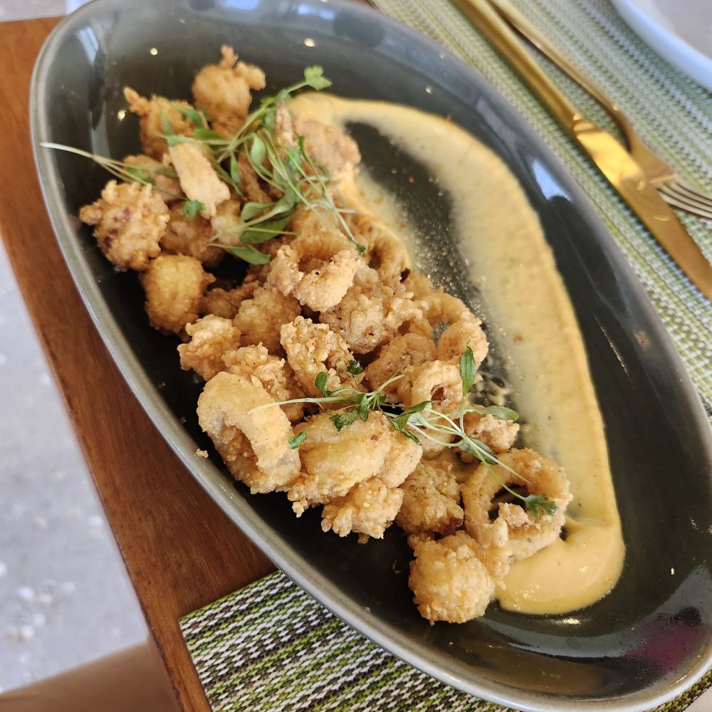 The House - Rock shrimp Calamari app - New American Near Me - West Palm Beach, Florida The House - Rock shrimp Calamari app - New American Near Me - West Palm Beach, Florida