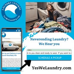Laundry Central - Overwhelmed with laundry? 
Visit our website and see how we can help