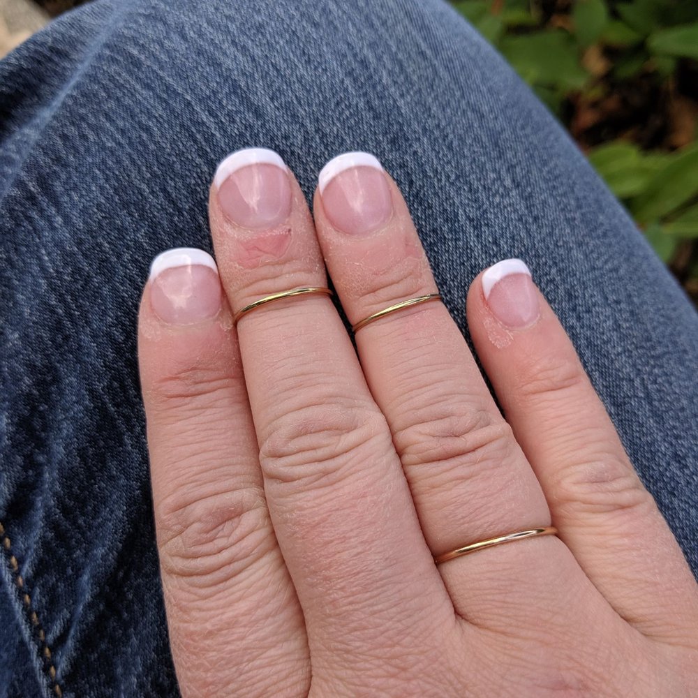 The Nail Kitchen & Spa - French tip dipped nails. - Nail Salons Near Me - Vancouver, Washington The Nail Kitchen & Spa - French tip dipped nails. - Nail Salons Near Me - Vancouver, Washington