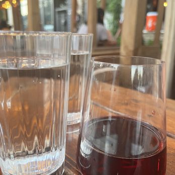 Alulu Brewpub - a glass of water and a glass of wine - New American Near Me - Chicago, Illinois Alulu Brewpub - a glass of water and a glass of wine - New American Near Me - Chicago, Illinois