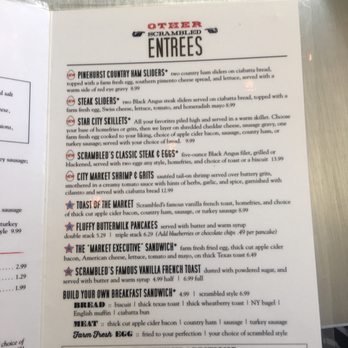 Scrambled - One page of the menu - Breakfast & Brunch Near Me - Roanoke, Virginia Scrambled - One page of the menu - Breakfast & Brunch Near Me - Roanoke, Virginia