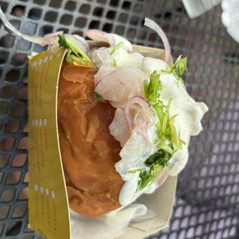 La Preña - Ceviche arepa - Food Trucks Near Me - San Juan, Puerto Rico La Preña - Ceviche arepa - Food Trucks Near Me - San Juan, Puerto Rico