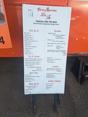 Menu photo 4 Tacos Y Burritos La Fe Santa Fe, NM