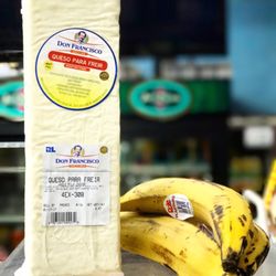 Super Mini Market - Queso para freír y plátanos maduros.