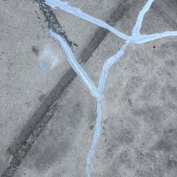 Crossroads Foundation Repair - The cracks fixed and the one that was left.