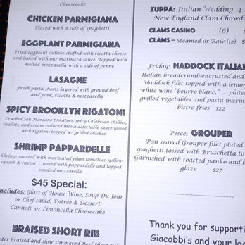Giacobbi's Cucina Citta - Restaurant week. Menu + - Italian Near Me - Buffalo, New York Giacobbi's Cucina Citta - Restaurant week. Menu + - Italian Near Me - Buffalo, New York