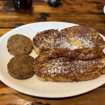 Love You Brunches - French Toast with Chicken sausage - Breakfast & Brunch Near Me - Conyers, Georgia Love You Brunches - French Toast with Chicken sausage - Breakfast & Brunch Near Me - Conyers, Georgia