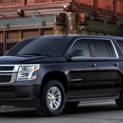 E350 Transportation - Very spacious Black on Black 7 passenger Suburban LT is waiting for you!