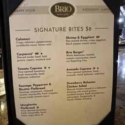 Happy Hour menu Happy Hour menu