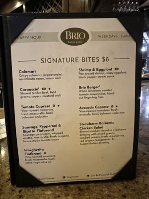 Menu photo 1 Brio Italian Grille Southlake, TX Menu photo 1 Brio Italian Grille Southlake, TX