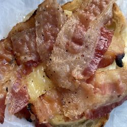 Terrible uncooked bacon