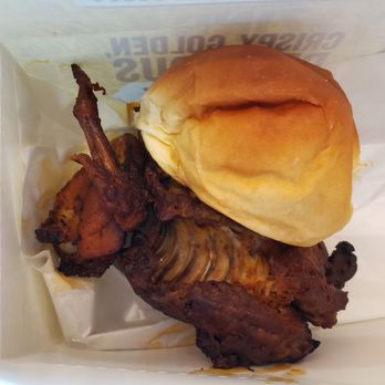 Golden Chick - 2 piece white chicken,  roll - Fast Food Near Me - Mansfield, Texas