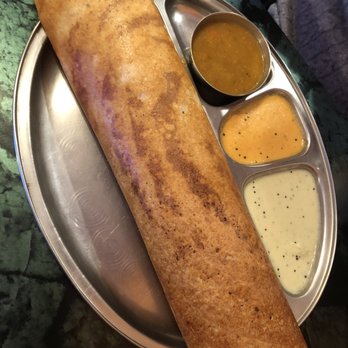 Yarl Dosa Corner - a plate of different sauces - Indian Near Me - Brampton, Ontario