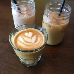 Chai, cold press, cortado Chai, cold press, cortado