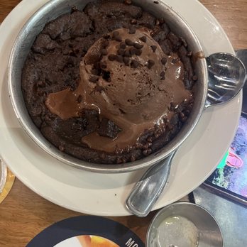 BJ's Restaurant & Brewhouse - Double Chocolate Chunk Pizookie - New American Near Me - Jacksonville, Florida BJ's Restaurant & Brewhouse - Double Chocolate Chunk Pizookie - New American Near Me - Jacksonville, Florida