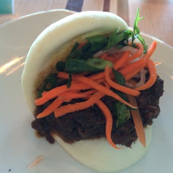Root Down DIA - Pork bun - New American Near Me - Denver, Colorado Root Down DIA - Pork bun - New American Near Me - Denver, Colorado
