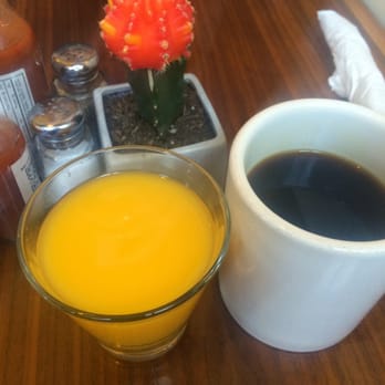 Eat Chow - My drink set up with a happy lil' cactus.. - Breakfast & Brunch Near Me - Costa Mesa, California Eat Chow - My drink set up with a happy lil' cactus.. - Breakfast & Brunch Near Me - Costa Mesa, California
