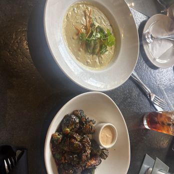 Yard House - Crispy Brussels Sprouts Chicken Tortilla Soup - New American Near Me - Las Vegas, Nevada Yard House - Crispy Brussels Sprouts Chicken Tortilla Soup - New American Near Me - Las Vegas, Nevada