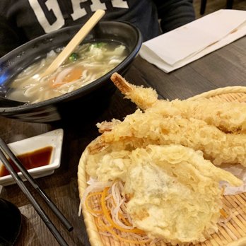 Dan Zai - Shrimp tempura that accompanied the Udon noodle soup... - Sushi Bars Near Me - Green Brook Township, New Jersey