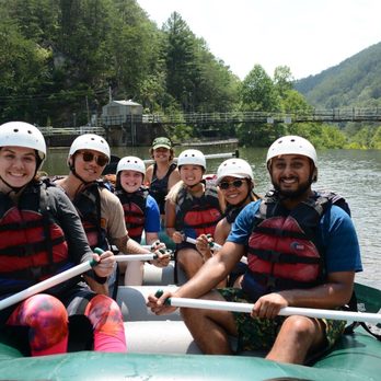 High Country Adventures - Our wonderful instructor Justin in the back! - Rafting/Kayaking Near Me - Ocoee, Tennessee