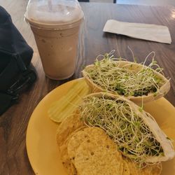 The Sun Shoppe Cafe - Here again after so long. Got my fav P.B. Mocha frappe and Tabbouleh wrap.