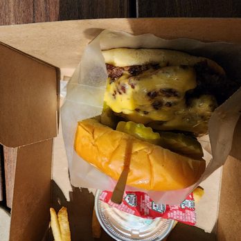 The Win-Dow Long Beach - DOUBLE CHEESEBURGER - Burgers Near Me - Long Beach, California