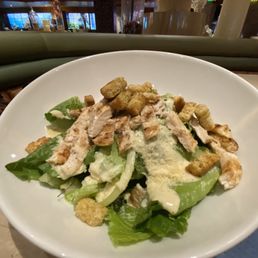 Grilled chicken ceasar salad