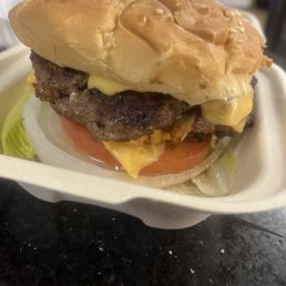 Double cheese burger deluxe Double cheese burger deluxe