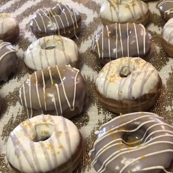 Milan EmPower - Chocolate Covered Doughnuts with Edible Gold - Desserts Near Me