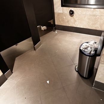 The Cheesecake Factory - Trash everywhere even visible in other stalls. Yuck. - Desserts Near Me - Valencia, California The Cheesecake Factory - Trash everywhere even visible in other stalls. Yuck. - Desserts Near Me - Valencia, California