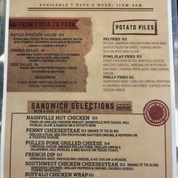 The Penny Tap House - Menu