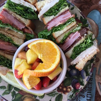 Kimmie's Coffee Cup - club sandwich: ham, turkey, bacon, tomatoes + lettuce = $10.49 (comes with fries) - Breakfast & Brunch Near Me - Orange, California Kimmie's Coffee Cup - club sandwich: ham, turkey, bacon, tomatoes + lettuce = $10.49 (comes with fries) - Breakfast & Brunch Near Me - Orange, California