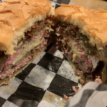 The Garage - Inside the greasy garage and inside the middle was temperature cool. - Burgers Near Me - Kenosha, Wisconsin The Garage - Inside the greasy garage and inside the middle was temperature cool. - Burgers Near Me - Kenosha, Wisconsin
