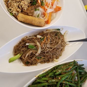 Joy Yee Noodle - vietnamese egg roll vermicelli noodles, chap chae noodles, and malaysian spicy string beans - Chinese Near Me - Chicago, Illinois