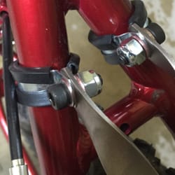 Bike Surgeon - These are the new clamps they put on for me today. Very nice job!