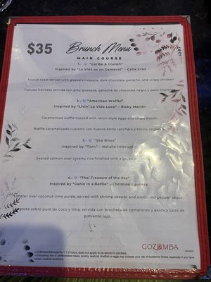 Menu photo 2 Gozamba Restaurant & Lounge Orlando, FL