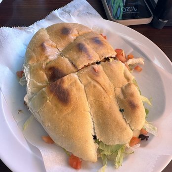 Tacos El Jefe - Torta de asada without sour cream and cheese - Tacos Near Me - Chicago, Illinois Tacos El Jefe - Torta de asada without sour cream and cheese - Tacos Near Me - Chicago, Illinois