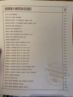 Menu photo 7 Clark & Bourbon St Louis, MO