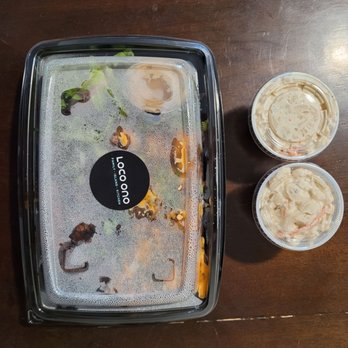Loco Ono - Loco Ono in Sparks Mix BBQ Lunch Plate and Mac salad as packaged to go. - Hawaiian Near Me - Sparks, Nevada Loco Ono - Loco Ono in Sparks Mix BBQ Lunch Plate and Mac salad as packaged to go. - Hawaiian Near Me - Sparks, Nevada