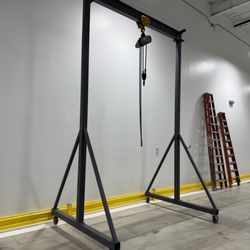 Thompson Pro Metal - Special Gantry Crane 15' tall built here at TPM
